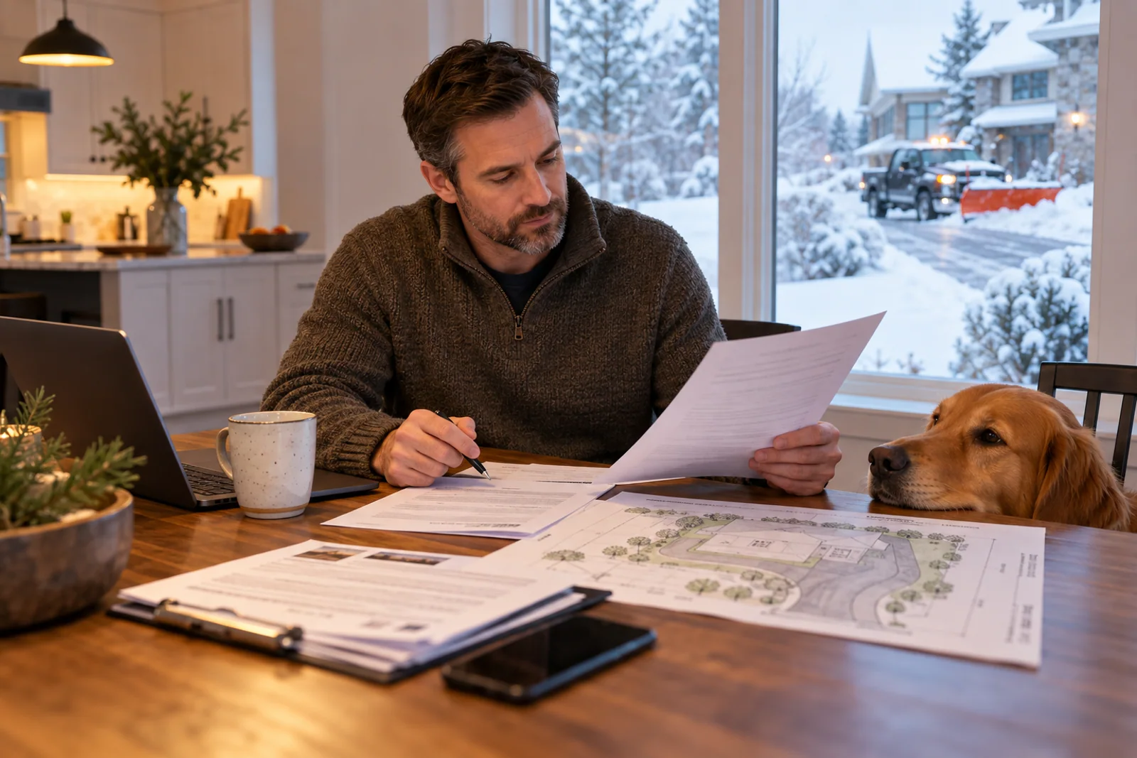 A licensed electrician reviews a home's electrical panel with a buyer present.